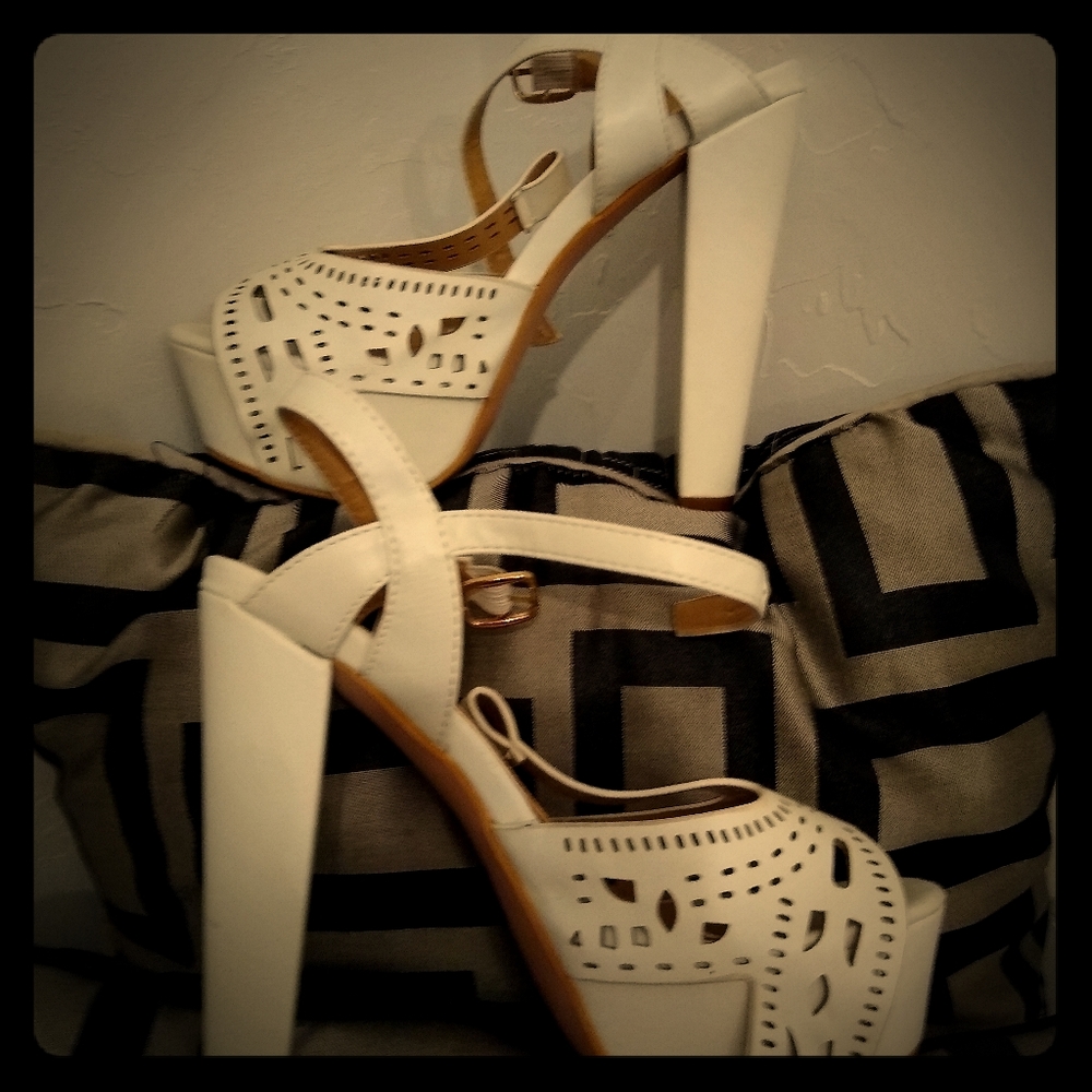 White heels
